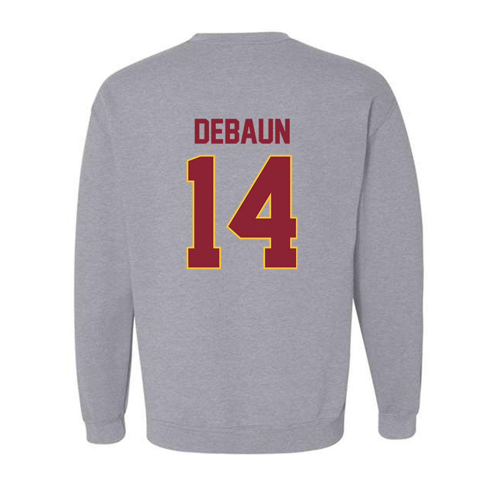 Iowa State - NCAA Football : Drake DeBaun - Classic Shersey Crewneck Sweatshirt-1