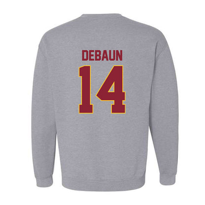 Iowa State - NCAA Football : Drake DeBaun - Classic Shersey Crewneck Sweatshirt-1