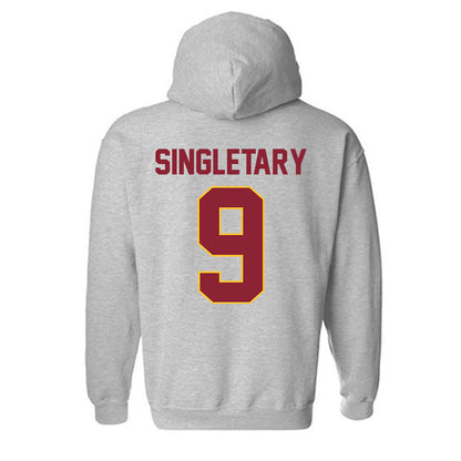 Iowa State - NCAA Football : Jaheim Singletary - Classic Shersey Hooded Sweatshirt-1