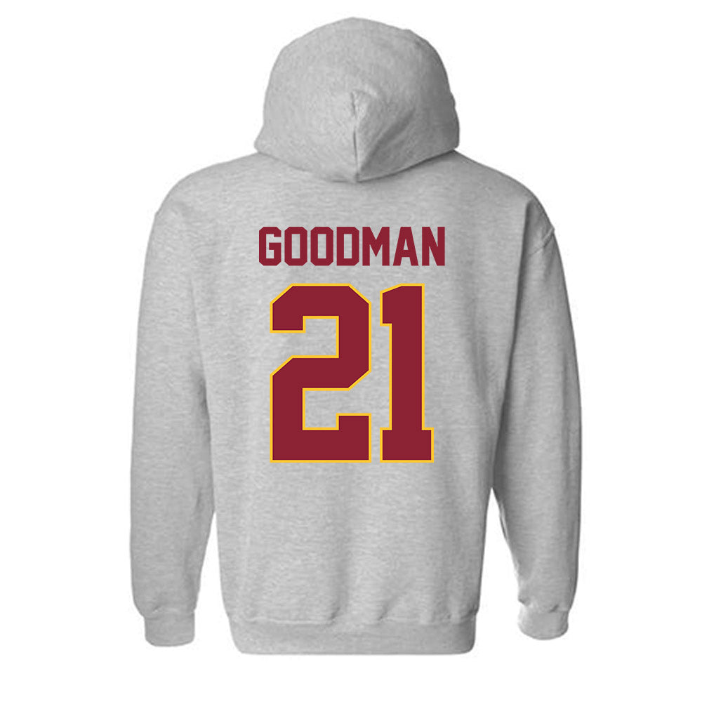 Iowa State - NCAA Football : Duhron Goodman - Classic Shersey Hooded Sweatshirt-1