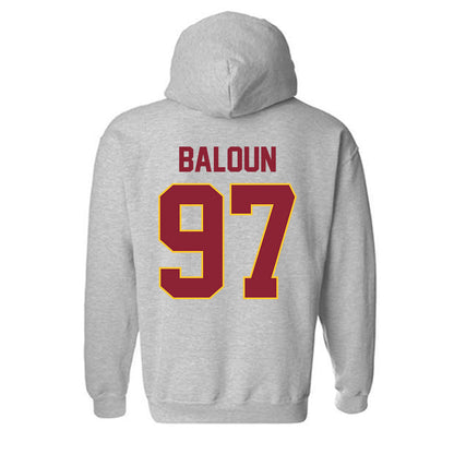 Iowa State - NCAA Football : Max Baloun - Classic Shersey Hooded Sweatshirt-1
