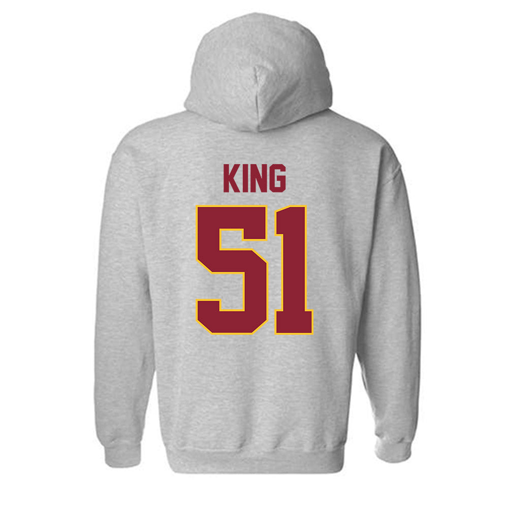 Iowa State - NCAA Football : Maasai King - Classic Shersey Hooded Sweatshirt-1