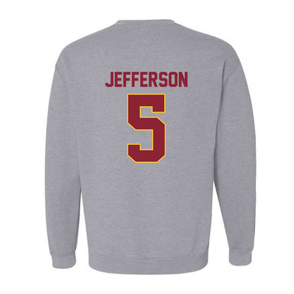 Iowa State - NCAA Men's Basketball : Joshua Jefferson - Classic Shersey Crewneck Sweatshirt-1