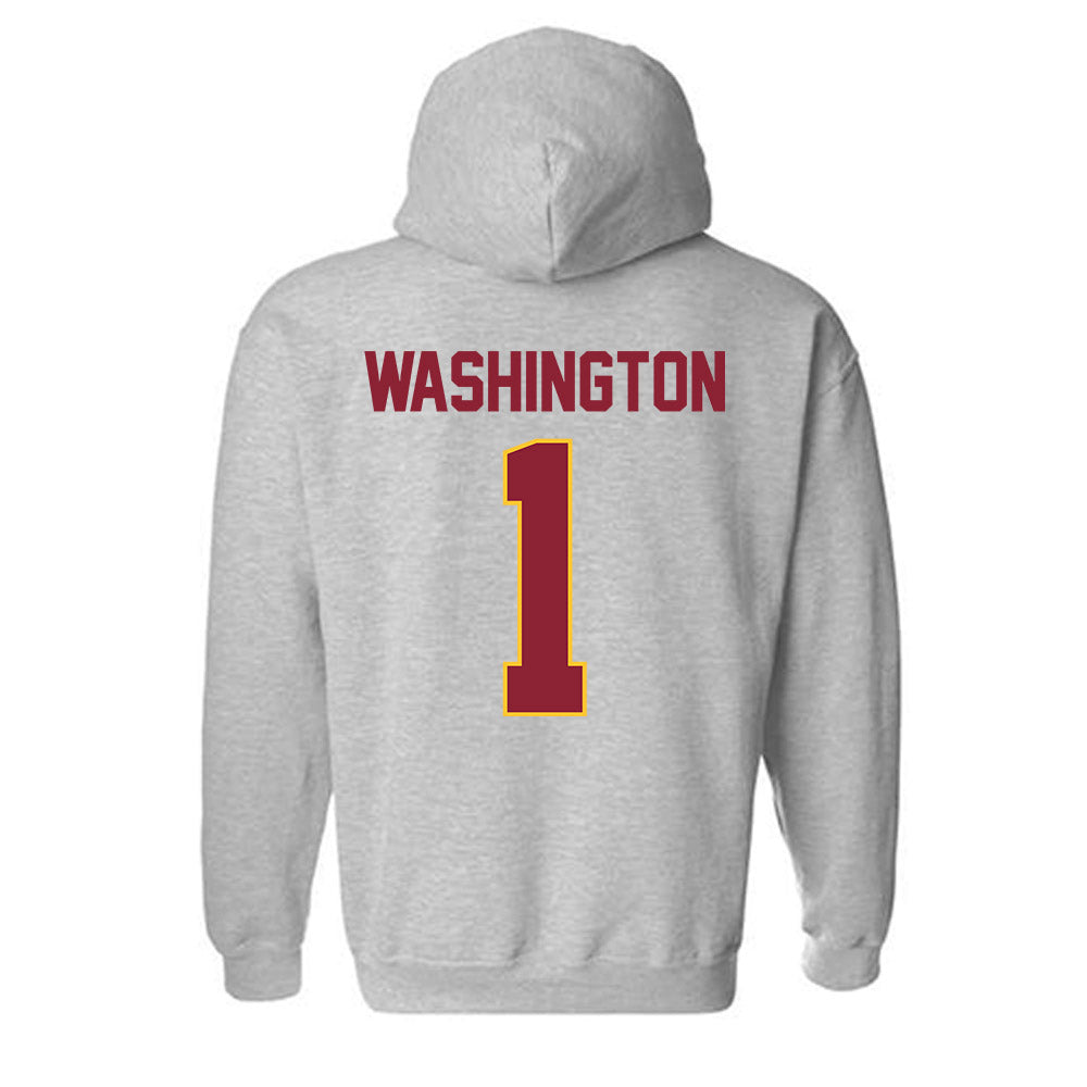 Iowa State - NCAA Football : Keyon Washington - Classic Shersey Hooded Sweatshirt-1