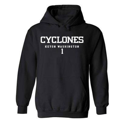 Iowa State - NCAA Football : Keyon Washington - Classic Fashion Shersey Hooded Sweatshirt-0
