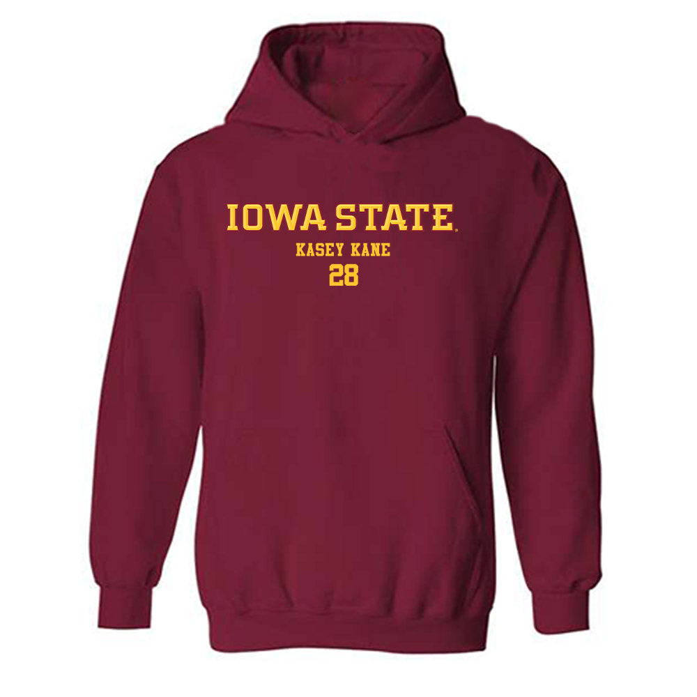Iowa State - NCAA Softball : Kasey Kane - Classic Fashion Shersey Hooded Sweatshirt-0
