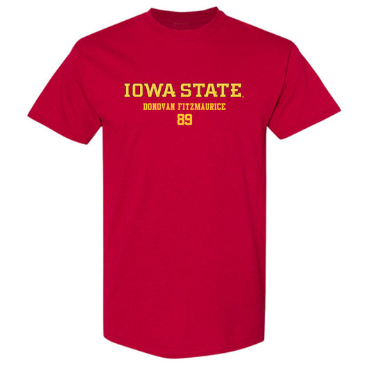 Iowa State - NCAA Football : Donovan Fitzmaurice - Classic Fashion Shersey T-Shirt-0