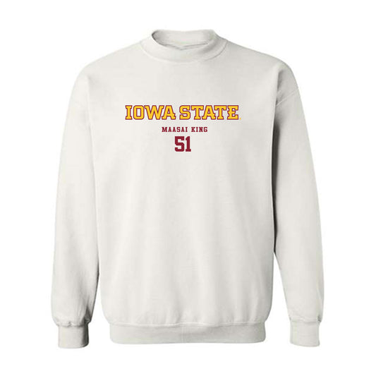 Iowa State - NCAA Football : Maasai King - Classic Fashion Shersey Crewneck Sweatshirt-0