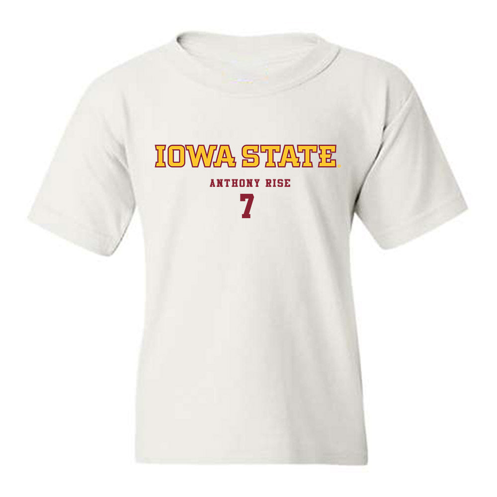 Iowa State - NCAA Men's Basketball : Anthony Rise - Classic Fashion Shersey Youth T-Shirt-1