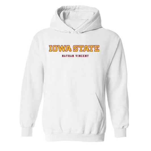 Iowa State - NCAA Men's Track & Field : Nathan Vincent - Classic Fashion Shersey Hooded Sweatshirt-0