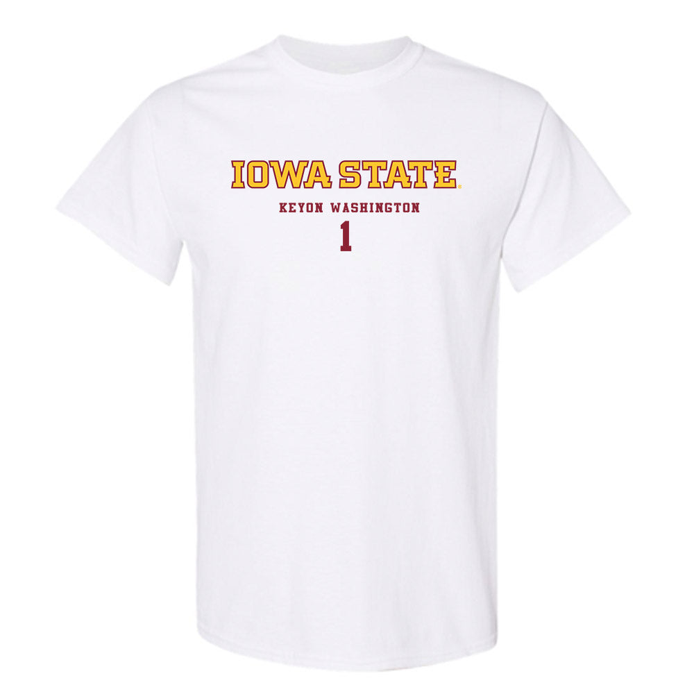 Iowa State - NCAA Football : Keyon Washington - Classic Fashion Shersey T-Shirt-1