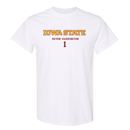 Iowa State - NCAA Football : Keyon Washington - Classic Fashion Shersey T-Shirt-1