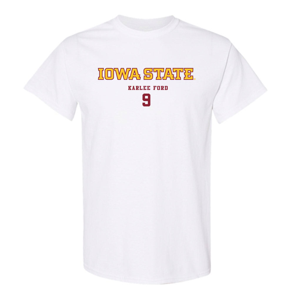 Iowa State - NCAA Softball : Karlee Ford - Classic Fashion Shersey T-Shirt