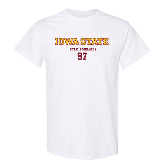 Iowa State - NCAA Football : Kyle Konrardy - Classic Fashion Shersey T-Shirt