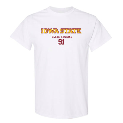 Iowa State - NCAA Football : Blake Hawkins - Classic Fashion Shersey T-Shirt-1