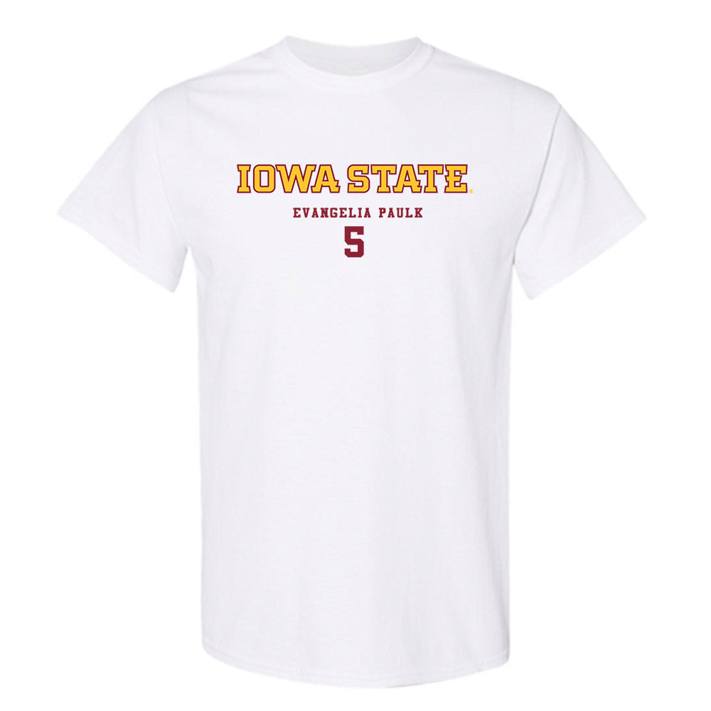 Iowa State - NCAA Women's Basketball : Evangelia Paulk - Classic Fashion Shersey T-Shirt-0