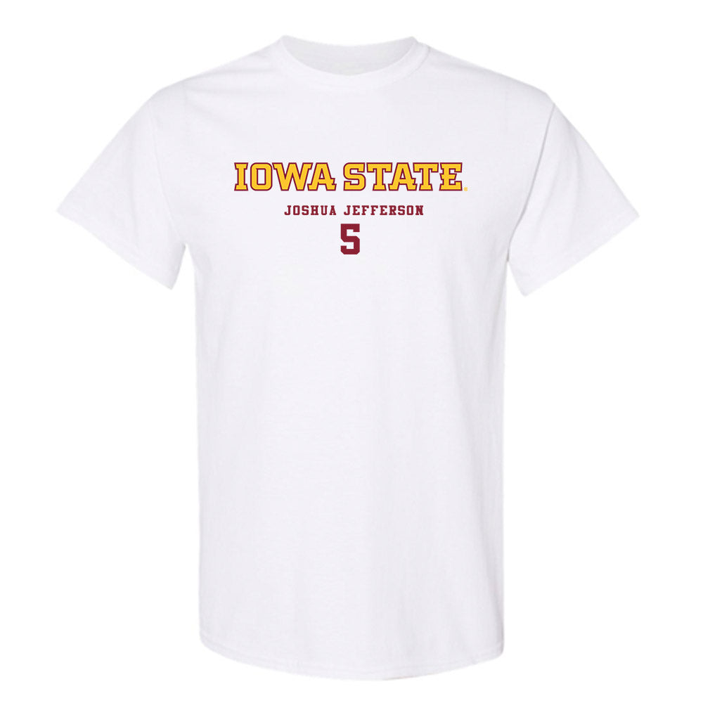 Iowa State - NCAA Men's Basketball : Joshua Jefferson - Classic Fashion Shersey T-Shirt-0