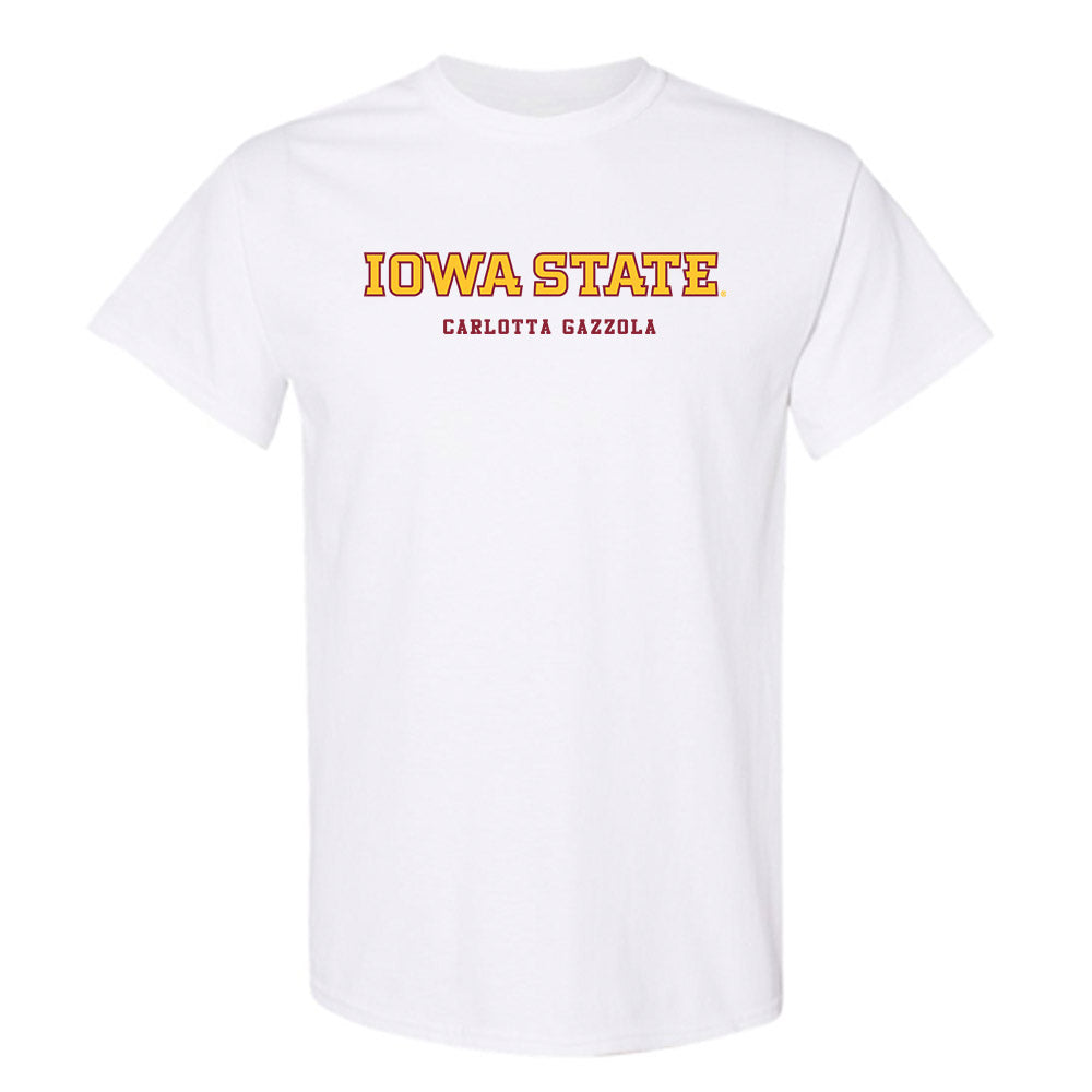 Iowa State - NCAA Women's Swimming & Diving : Carlotta Gazzola - Classic Fashion Shersey T-Shirt-1