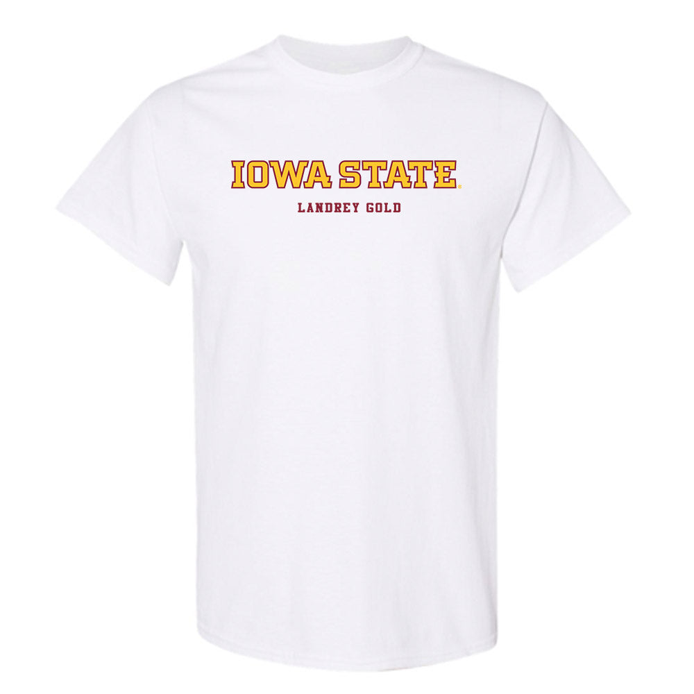 Iowa State - NCAA Women's Swimming & Diving : Landrey Gold - Classic Fashion Shersey T-Shirt-1