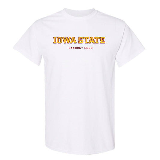 Iowa State - NCAA Women's Swimming & Diving : Landrey Gold - Classic Fashion Shersey T-Shirt-0