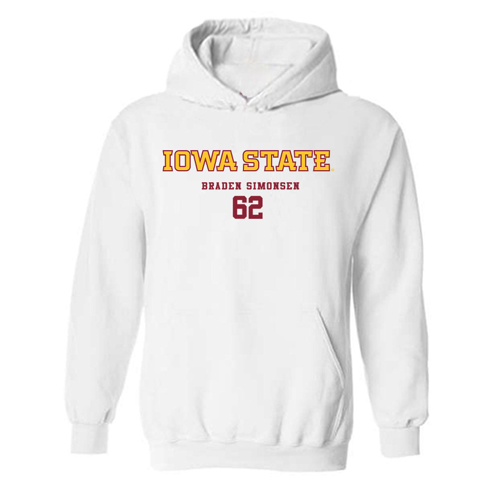 Iowa State - NCAA Football : Braden Simonsen - Classic Fashion Shersey Hooded Sweatshirt-1