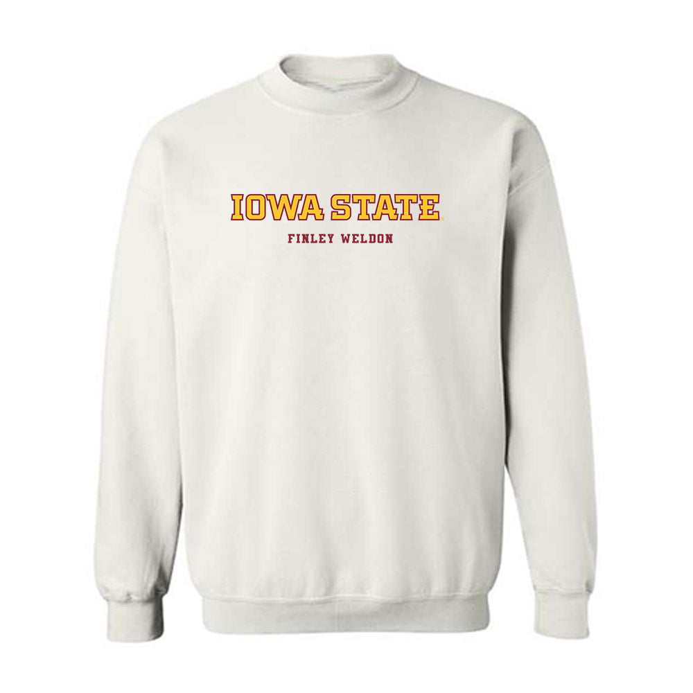 Iowa State - NCAA Women's Gymnastics : Finley Weldon - Classic Fashion Shersey Crewneck Sweatshirt-0