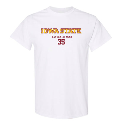 Iowa State - NCAA Football : Tayten Duncan - Classic Fashion Shersey T-Shirt-1