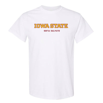 Iowa State - NCAA Women's Swimming & Diving : Sofia Salvato - Classic Fashion Shersey T-Shirt-0