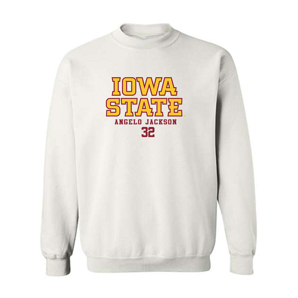Iowa State - NCAA Football : Angelo Jackson - Classic Fashion Shersey Crewneck Sweatshirt-0