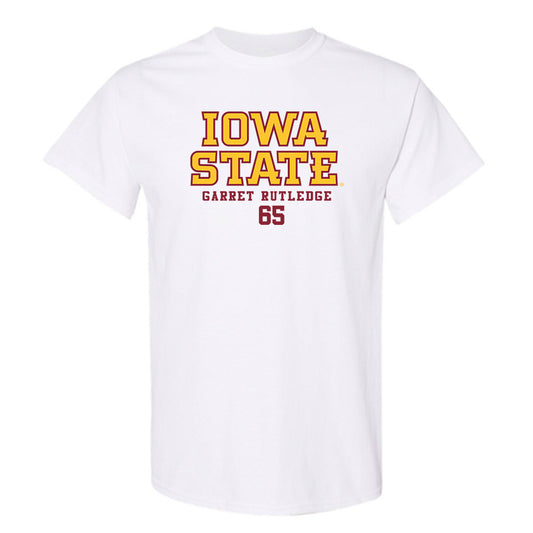 Iowa State - NCAA Football : Garret Rutledge - Classic Fashion Shersey T-Shirt-0