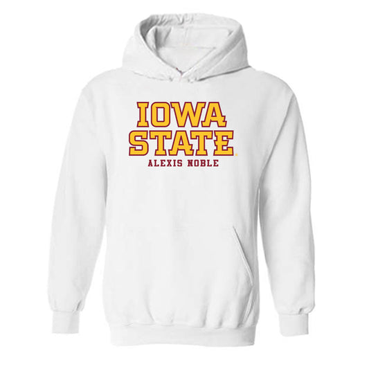 Iowa State - NCAA Women's Track & Field : Alexis Noble - Classic Fashion Shersey Hooded Sweatshirt-0