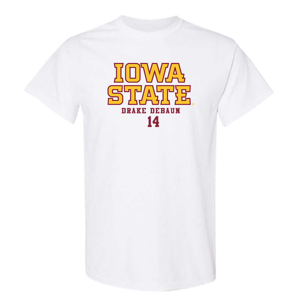 Iowa State - NCAA Football : Drake DeBaun - Classic Fashion Shersey T-Shirt-0