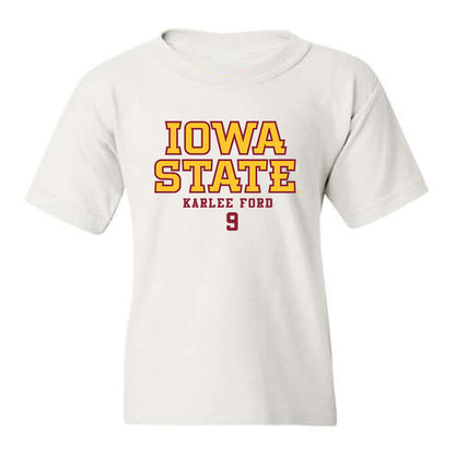 Iowa State - NCAA Softball : Karlee Ford - Classic Fashion Shersey Youth T-Shirt