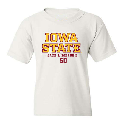 Iowa State - NCAA Football : Jack Limbaugh - Classic Fashion Shersey Youth T-Shirt-0