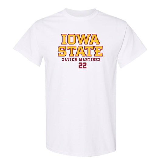 Iowa State - NCAA Football : Xavier Martinez - Classic Fashion Shersey T-Shirt-0