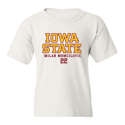 Iowa State - NCAA Men's Basketball : Milan Momcilovic - Classic Fashion Shersey Youth T-Shirt-0