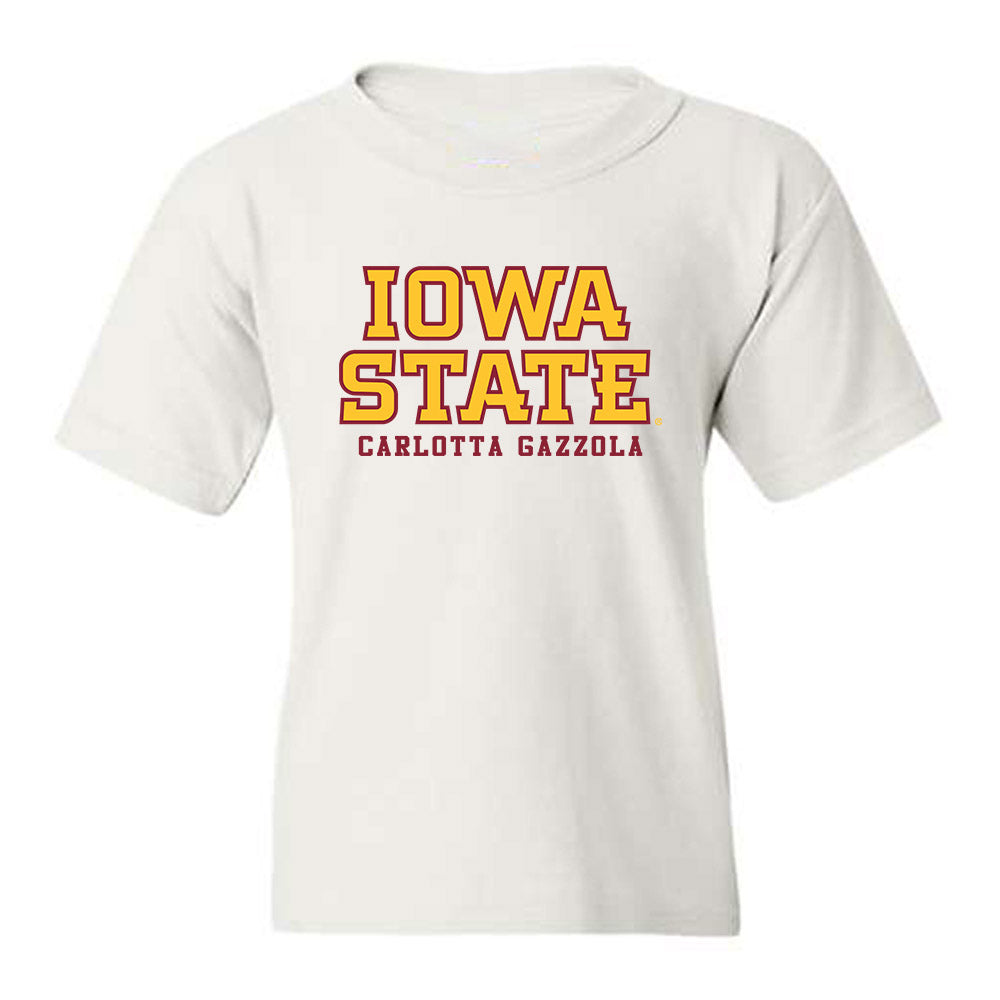 Iowa State - NCAA Women's Swimming & Diving : Carlotta Gazzola - Classic Fashion Shersey Youth T-Shirt-0