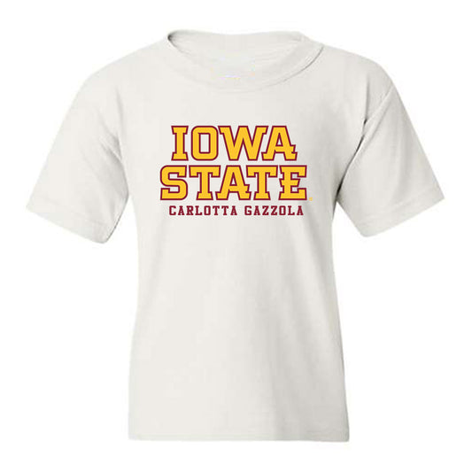 Iowa State - NCAA Women's Swimming & Diving : Carlotta Gazzola - Classic Fashion Shersey Youth T-Shirt-0