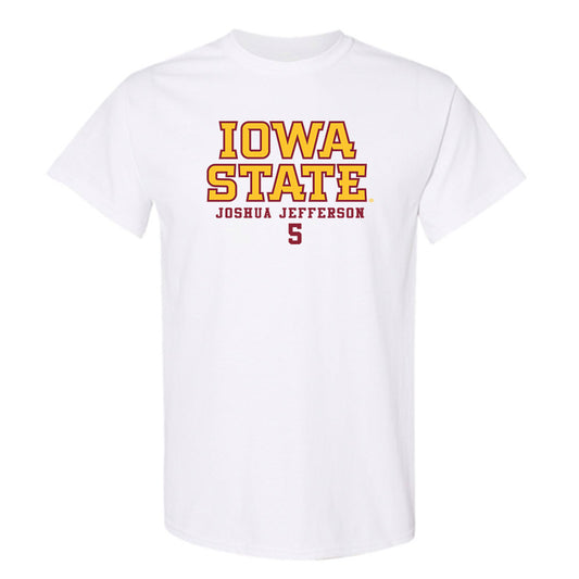 Iowa State - NCAA Men's Basketball : Joshua Jefferson - Classic Fashion Shersey T-Shirt-0