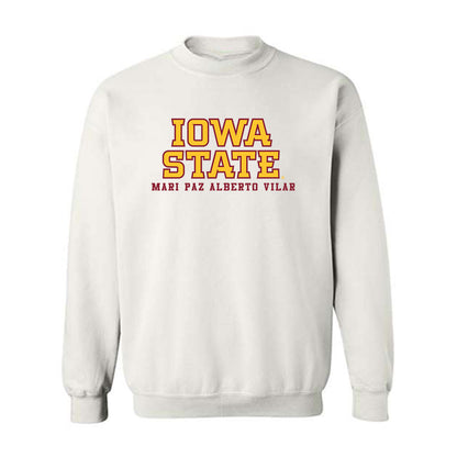 Iowa State - NCAA Women's Tennis : Mari Paz Alberto Vilar - Classic Fashion Shersey Crewneck Sweatshirt-0