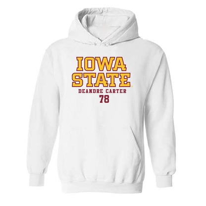 Iowa State - NCAA Football : DeAndre Carter - Classic Fashion Shersey Hooded Sweatshirt-0