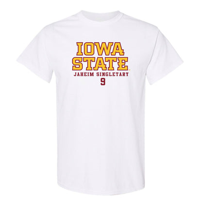 Iowa State - NCAA Football : Jaheim Singletary - Classic Fashion Shersey T-Shirt-0
