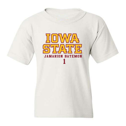 Iowa State - NCAA Men's Basketball : Jamarion Batemon - Classic Fashion Shersey Youth T-Shirt-0