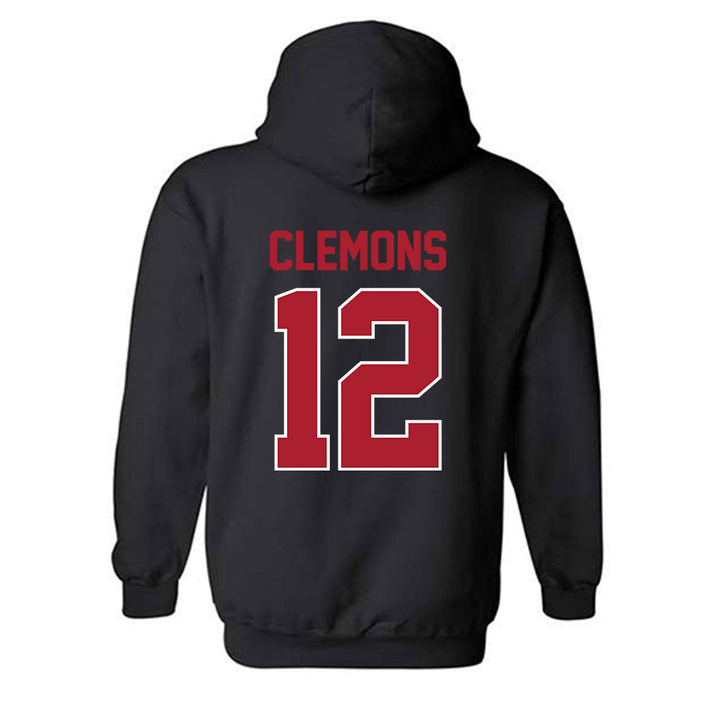 Iowa State - NCAA Softball : Jessie Clemons - Sports Shersey Hooded Sweatshirt-1