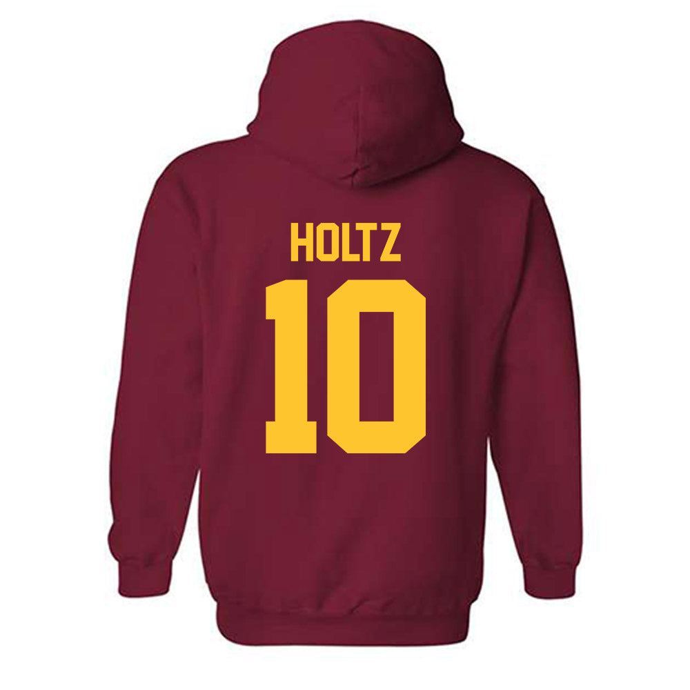 Iowa State - NCAA Softball : Hailey Holtz - Sports Shersey Hooded Sweatshirt-1