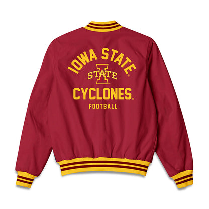 Iowa State - NCAA Football : Carter Pabst - Bomber Jacket-1