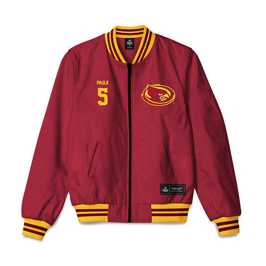 Iowa State - NCAA Women's Basketball : Evangelia Paulk - Bomber Jacket-0