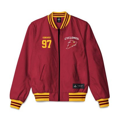 Iowa State - NCAA Football : Kyle Konrardy - Bomber Jacket-0