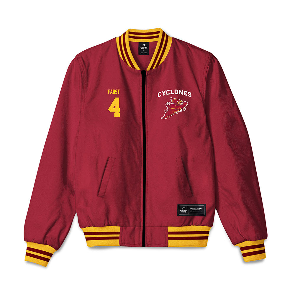 Iowa State - NCAA Football : Carter Pabst - Bomber Jacket-0