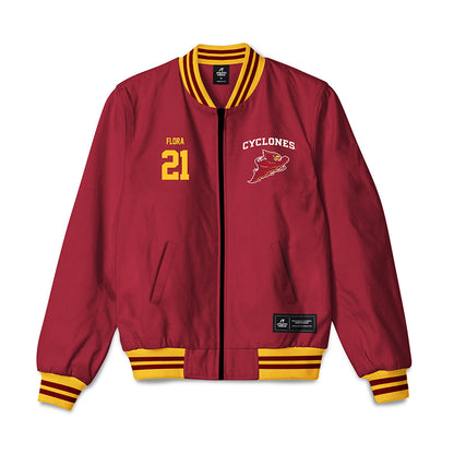 Iowa State - NCAA Football : Aiden Flora - Bomber Jacket-0